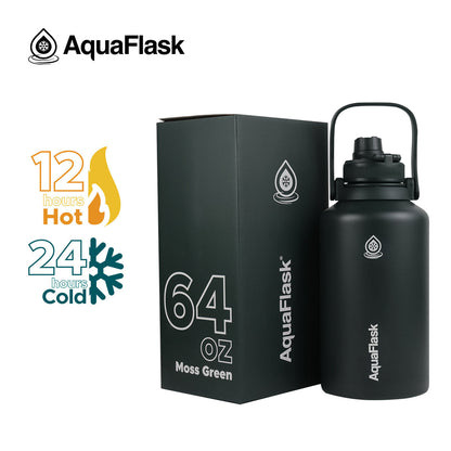 Bouteilles d'eau isothermes sous vide AquaFlask Original 1893 ml (64 oz)