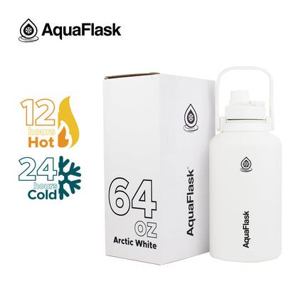 Bouteilles d'eau isothermes sous vide AquaFlask Original 1893 ml (64 oz)