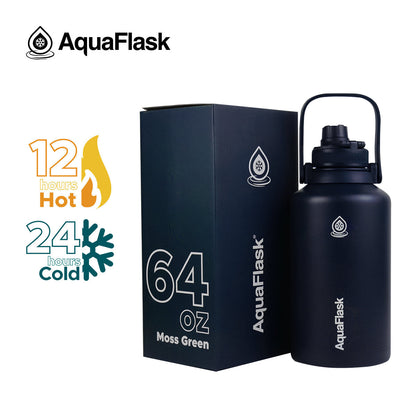Bouteilles d'eau isothermes sous vide AquaFlask Original 1893 ml (64 oz)