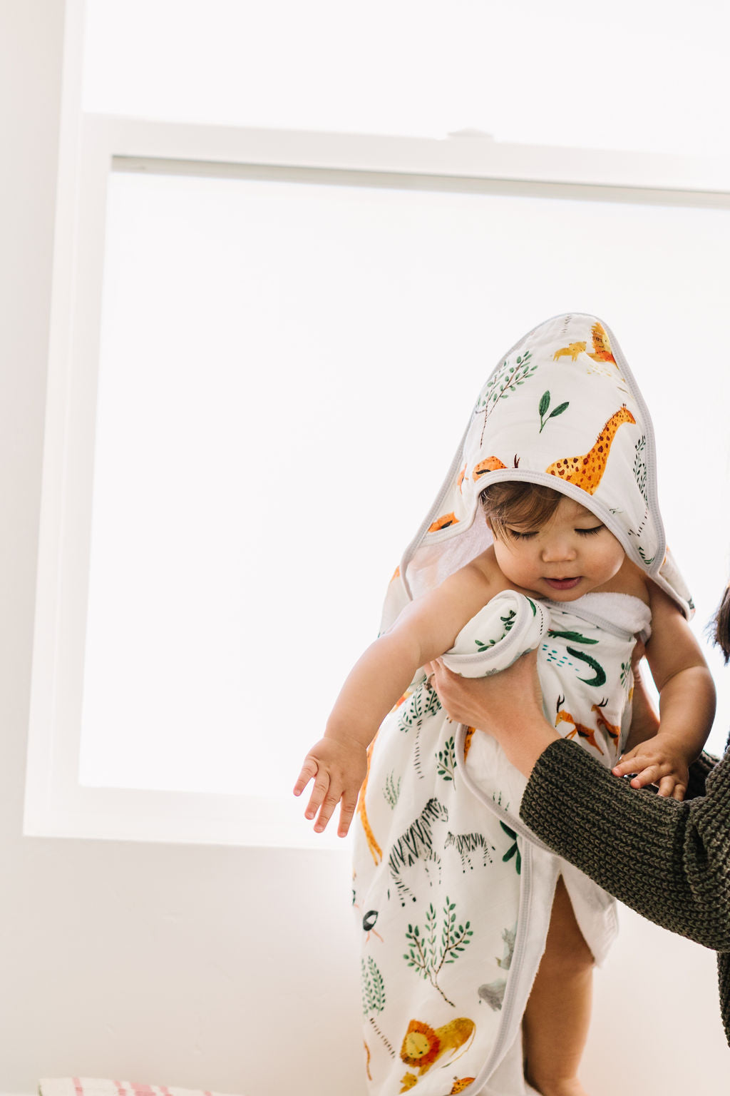 Hooded Towel Set - Safari Jungle