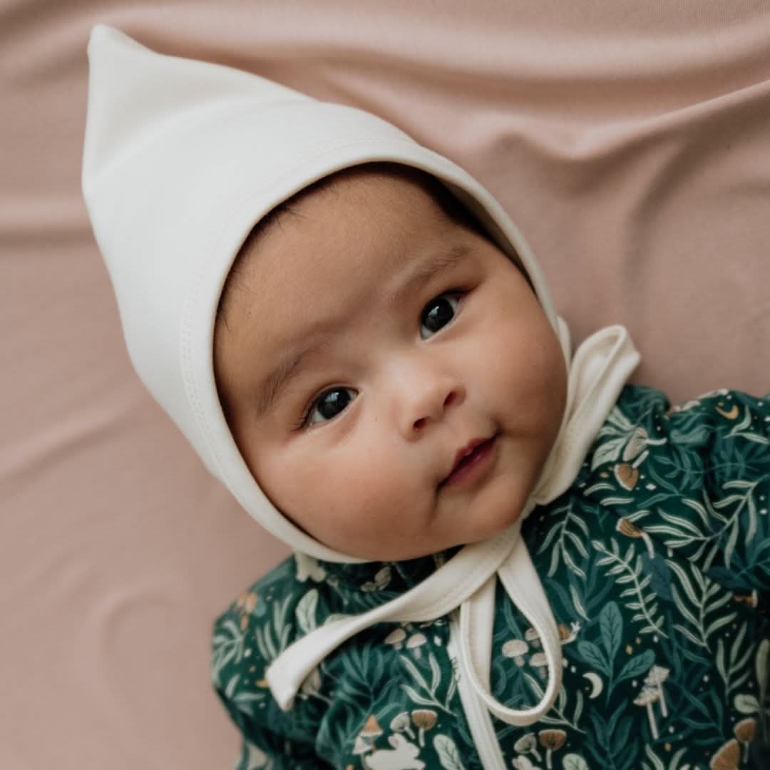 Bamboo Baby Pixie Bonnet | Cream