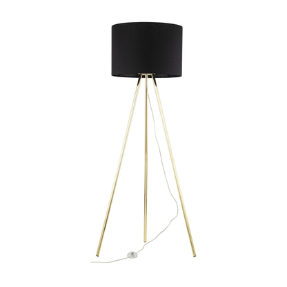 Lampadaire noir moderne UMBERTO pour salon et chambre (liquidation)