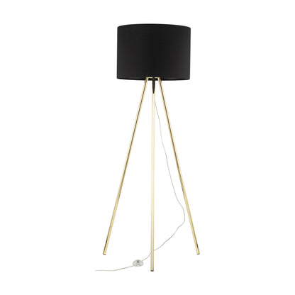 Lampadaire noir moderne UMBERTO pour salon et chambre (liquidation)