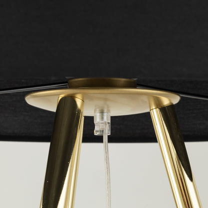 Lampadaire noir moderne UMBERTO pour salon et chambre (liquidation)