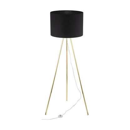 Lampadaire noir moderne UMBERTO pour salon et chambre (liquidation)