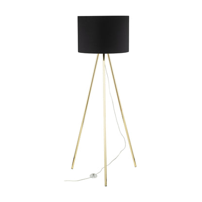 Lampadaire noir moderne UMBERTO pour salon et chambre (liquidation)