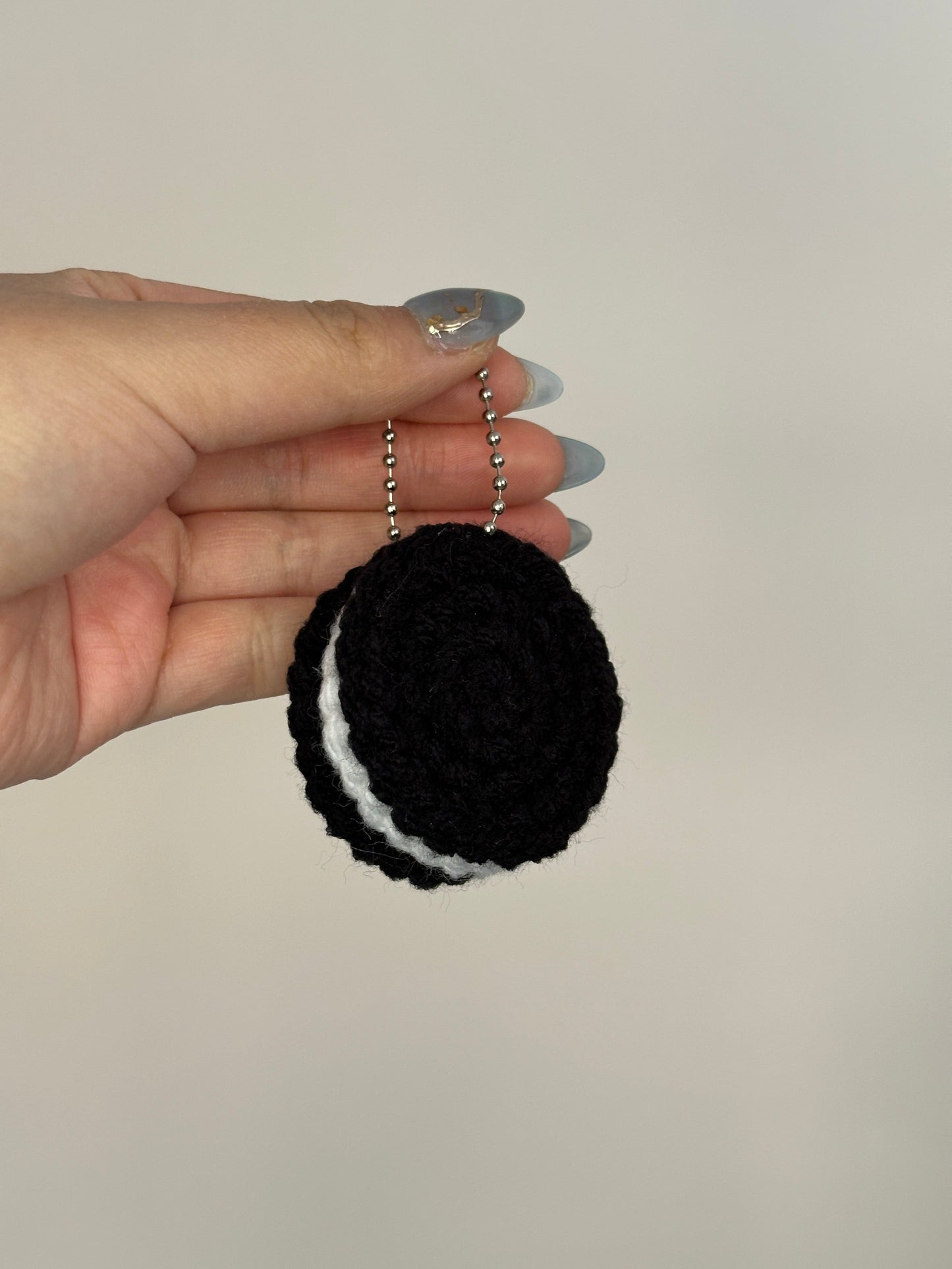 Crochet Couple Keychains - Magnetic Food Bag Charms