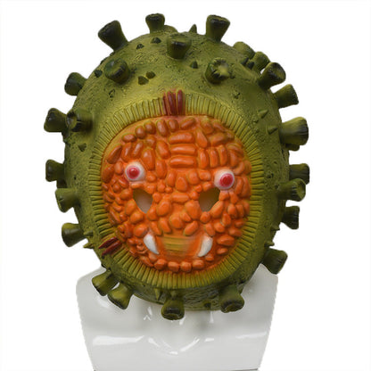 Creepy Halloween Latex Mask – Virus Horror Headgear for Cosplay & Costume Parties