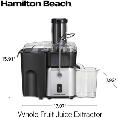 HAMILTON BEACH Whole Fruit Juicer Machine, Centrifugal Extractor - 67840