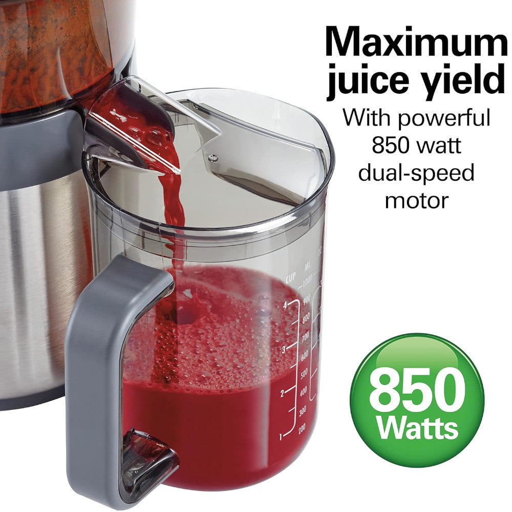 HAMILTON BEACH 67850 Wide Chute High Speed Juicer