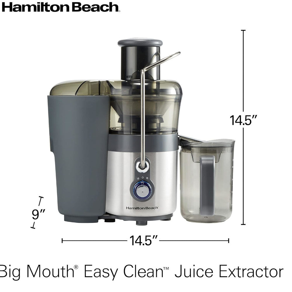 HAMILTON BEACH 67850 Wide Chute High Speed Juicer
