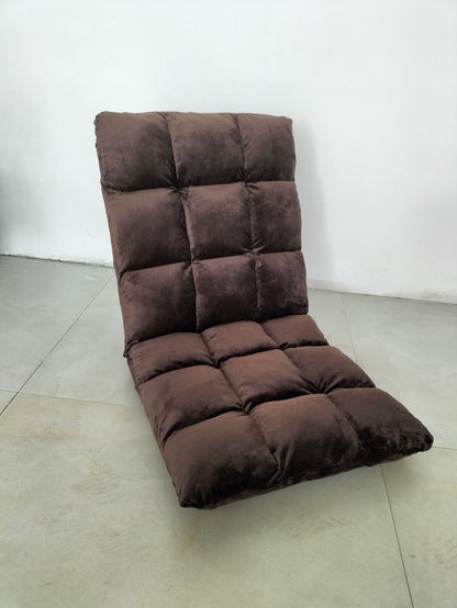 Canapé-lit paresseux pliable une place, fauteuil inclinable tatami, canapé-lit de loisir pour chambre ou balcon, déhoussable et lavable