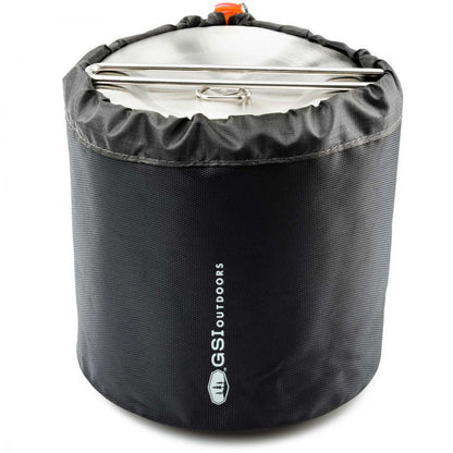 GSI Outdoors Glacier Stainless Dualist 2 Backcountry Cooking Set