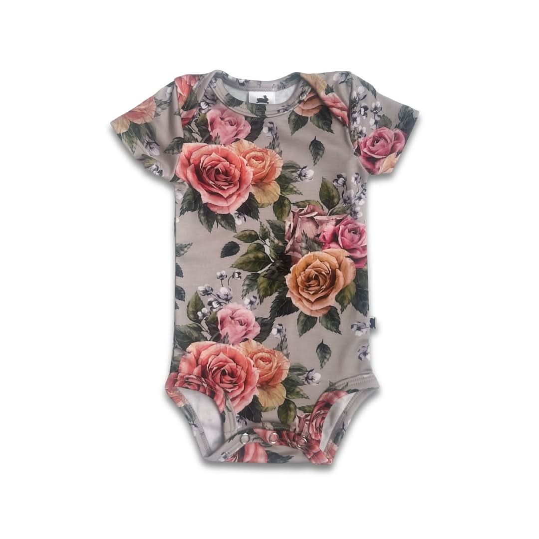 Baby Bamboo Bodysuit | Palm Fronds
