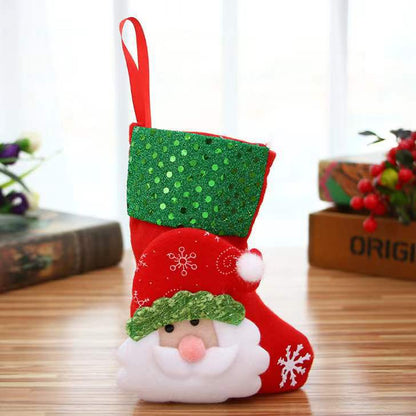 Christmas Stocking Pendant – Festive Holiday Gift Bag Hanging Decoration