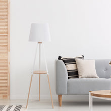 VAIO White Tray Table Floor Lamp for Living Room & Bedroom