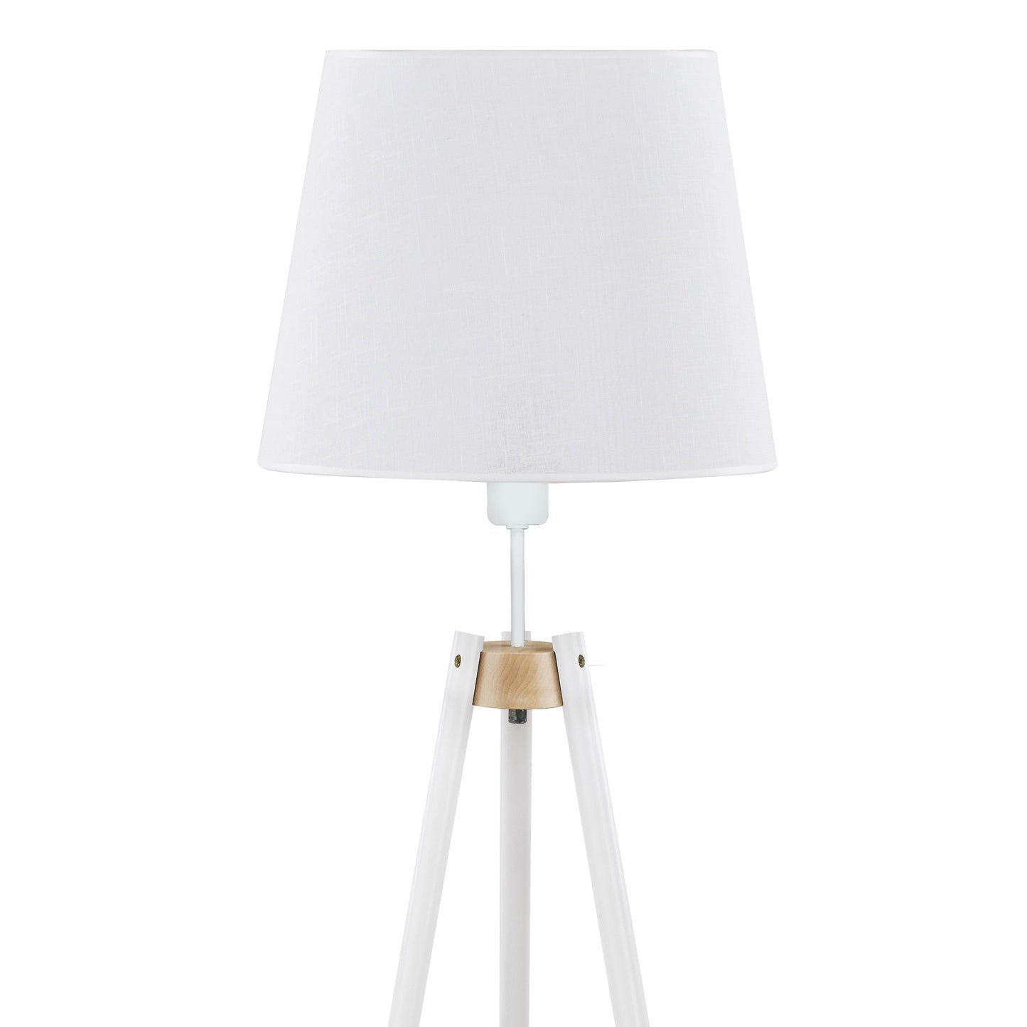 Lampadaire avec plateau VAIO blanc pour salon et chambre