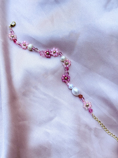 Le bracelet et la chaîne de cheville « Lover » Marguerite