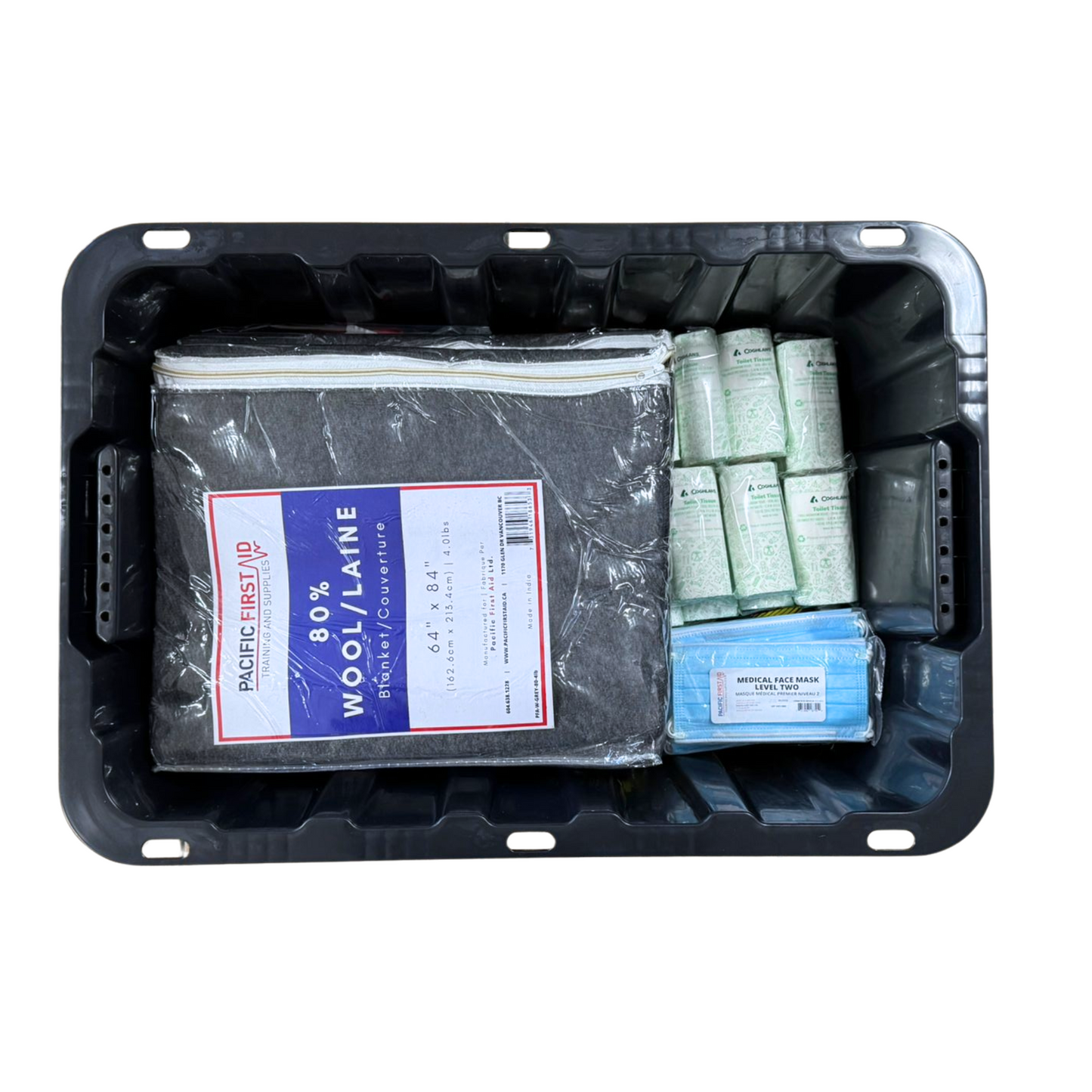 Kit de survie avancé pour salle de classe de 25 personnes / 12 heures