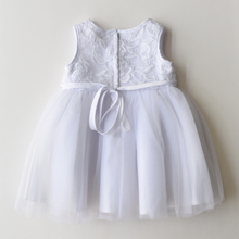 Robe de cérémonie bébé en dentelle illusion