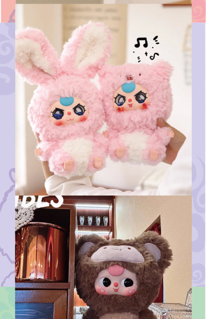 Série de poupées en peluche du zodiaque chinois Bébé Trois
