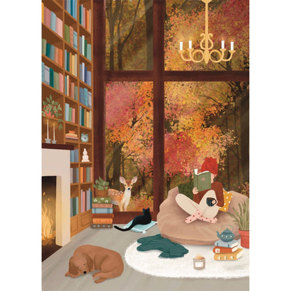 Bibliothèque des rêves | Puzzle 1000 pièces pour adultes | Conçu au Canada par Tara Younggren