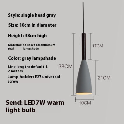 Lustre simple de style nordique moderne pour bar de restaurant