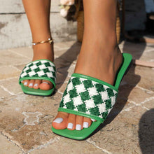 Casual Chessboard Plaid Beach Sandals