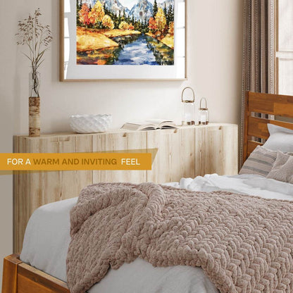 Cadre de lit plateforme en bois de luxe Emery