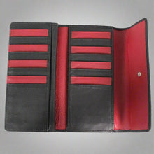 JBG International Women's Wing Flap Trifold Leather Wallet