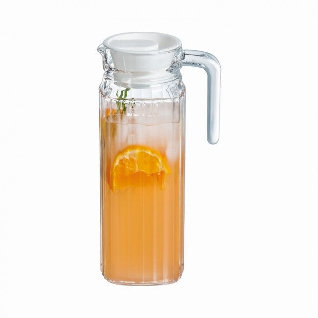 Luminarc Pichet en Verre 1L avec Couvercle - Quadro