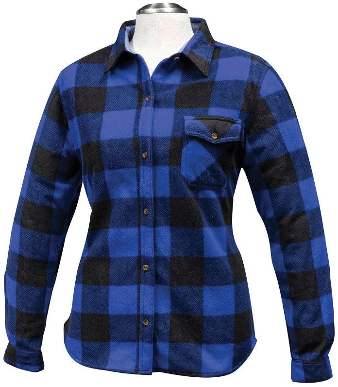 Misty Mountain Men's Polar Fleece Plaid Shirt