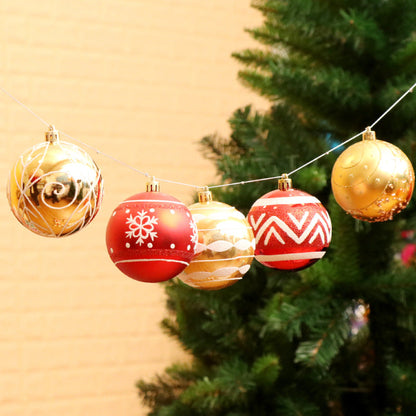 Christmas Tree Ball Ornaments 6cm, Bright Holiday Decorations