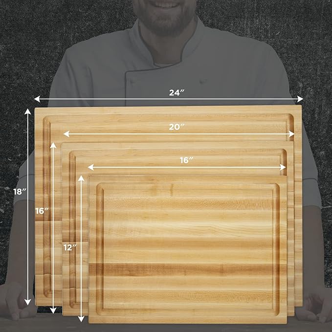 Classic Extra-Large Wood Reversible Cutting Board