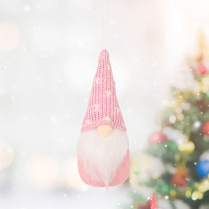Knitted Christmas Tree Pendant Ornaments – Small Hanging Decor, 3 Styles