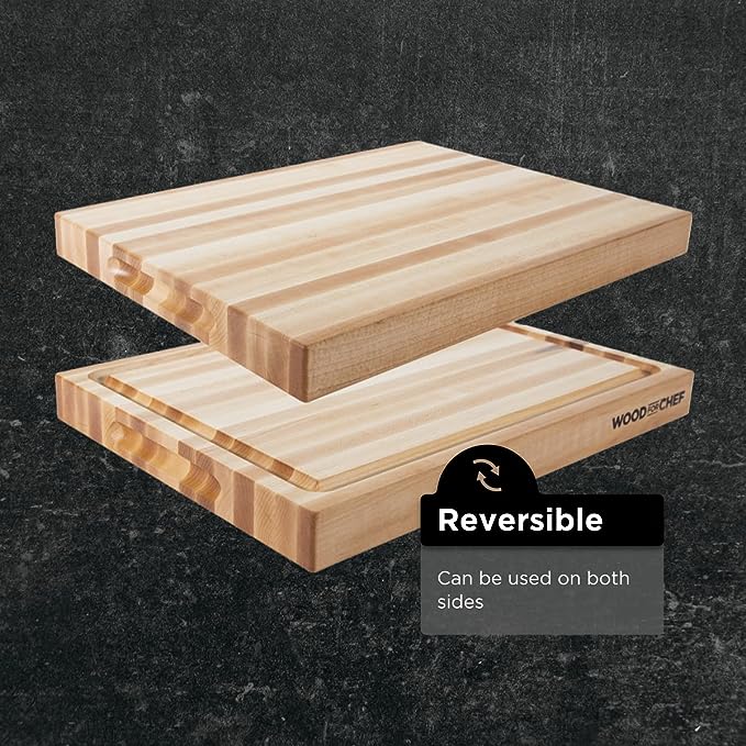 Classic Large Wood Reversible Cutting Board