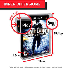 Protection Acrylique DVD (Wii, GameCube, PS2, Xbox, Xbox360) - Lot de 2