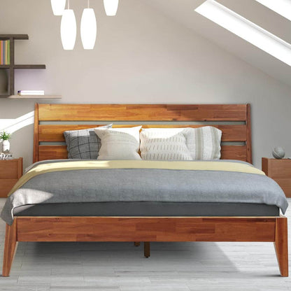 Cadre de lit plateforme en bois de luxe Emery