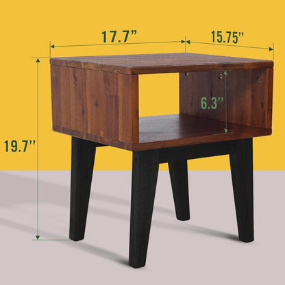 Table de chevet Serena en bois massif