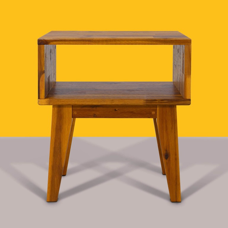Table de chevet Serena en bois massif
