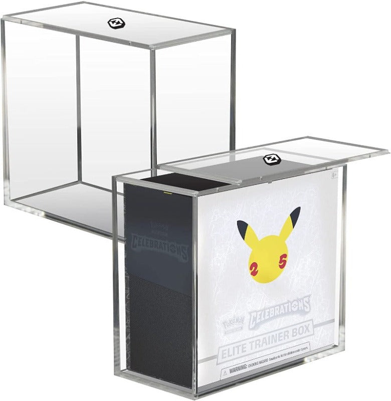 EVORETRO 4mm Acrylic ETB Protector with Sliding Lid – UV-Resistant Display Case