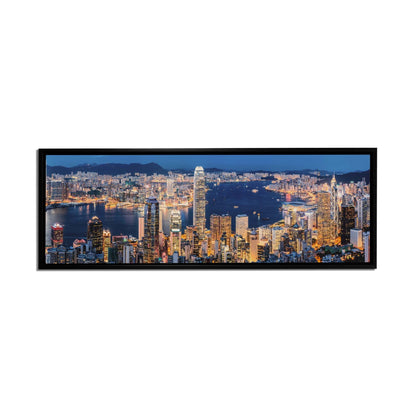 Impression sur toile-Hong Kong-Skyline-Art mural