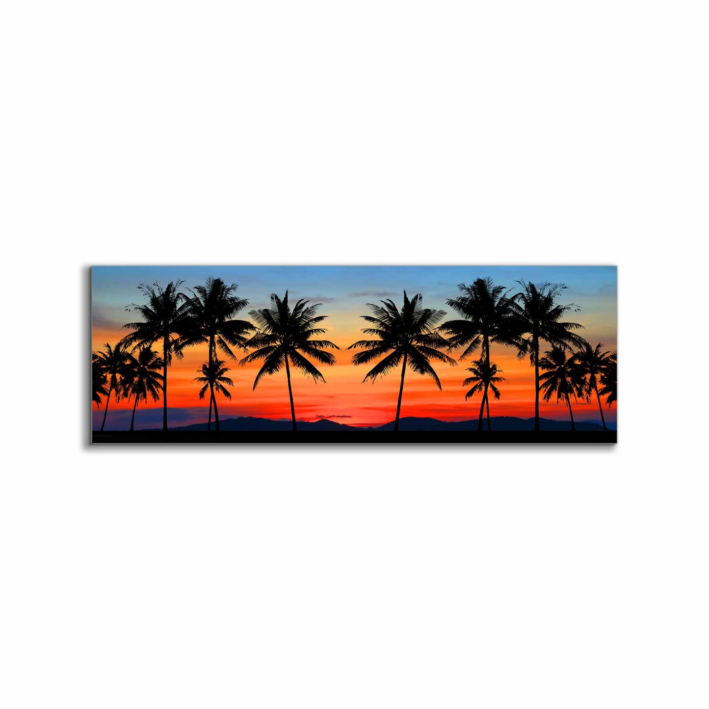 Impression sur toile - Coucher de soleil hawaïen - Décoration murale