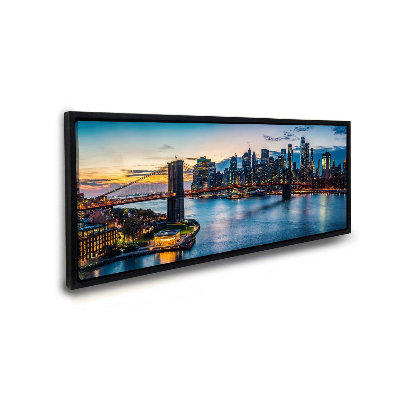 Cities Skylines-Pont au coucher du soleil (New York)-Art mural