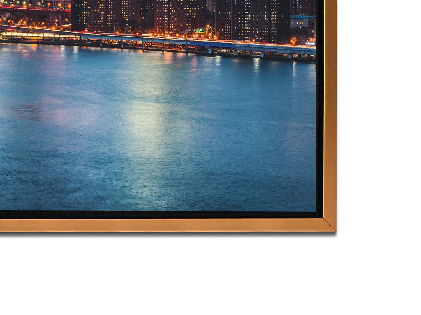 Cities Skylines-Pont au coucher du soleil (New York)-Art mural