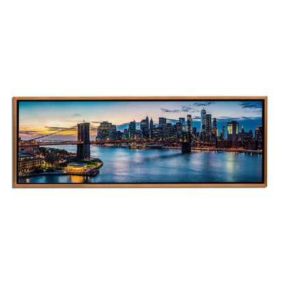Cities Skylines-Pont au coucher du soleil (New York)-Art mural