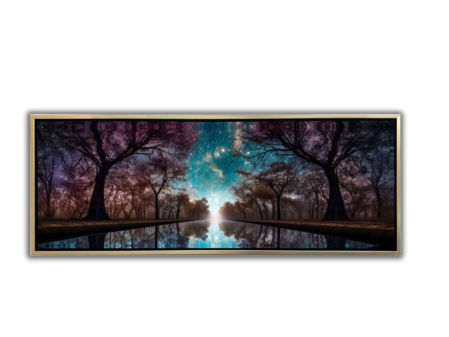 Art mural nature - Vers la lumière - Grande toile imprimée