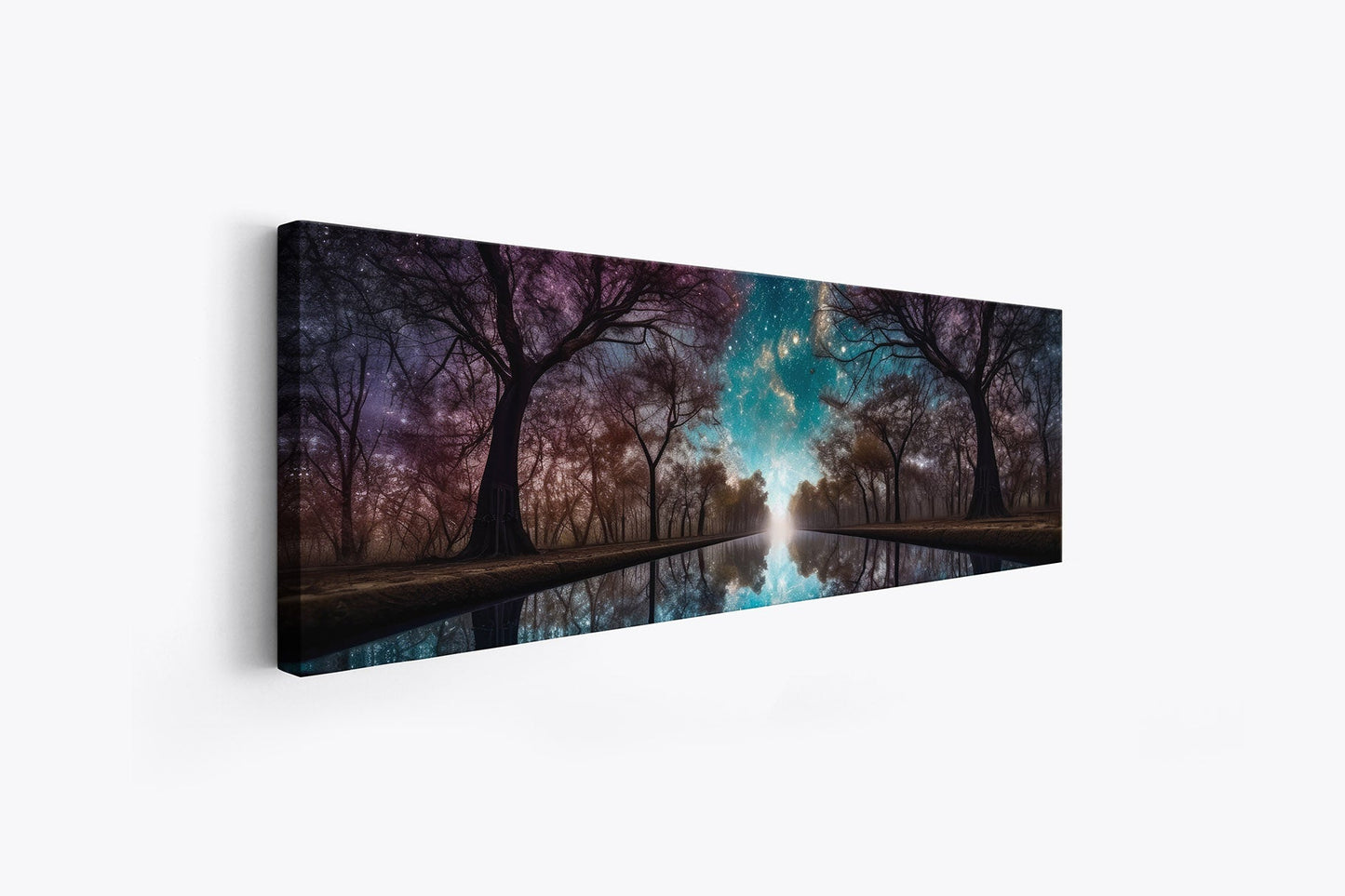 Art mural nature - Vers la lumière - Grande toile imprimée