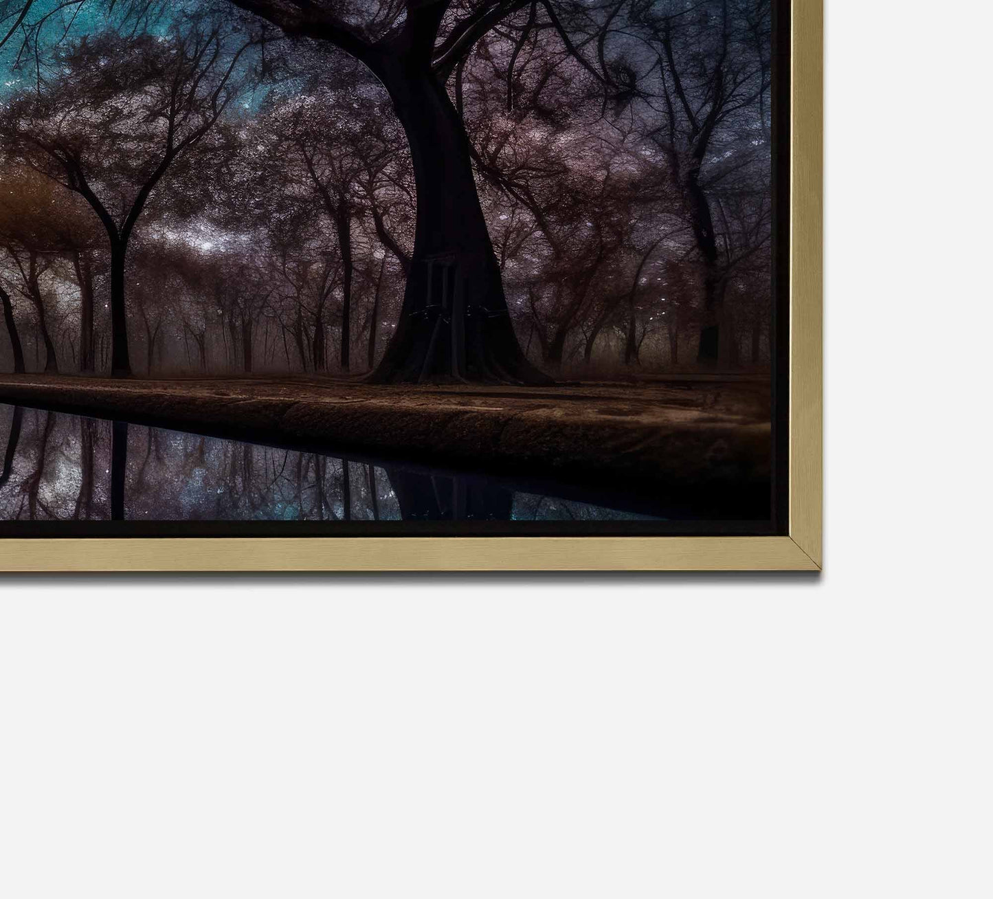 Art mural nature - Vers la lumière - Grande toile imprimée
