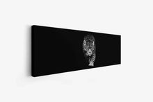Léopard en noir et blanc 183 x 61 cm
